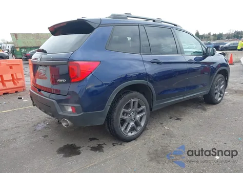 2022 Honda Passport Awd Ex-L from USA, damaged, VIN 5FNYF8H51NB002073